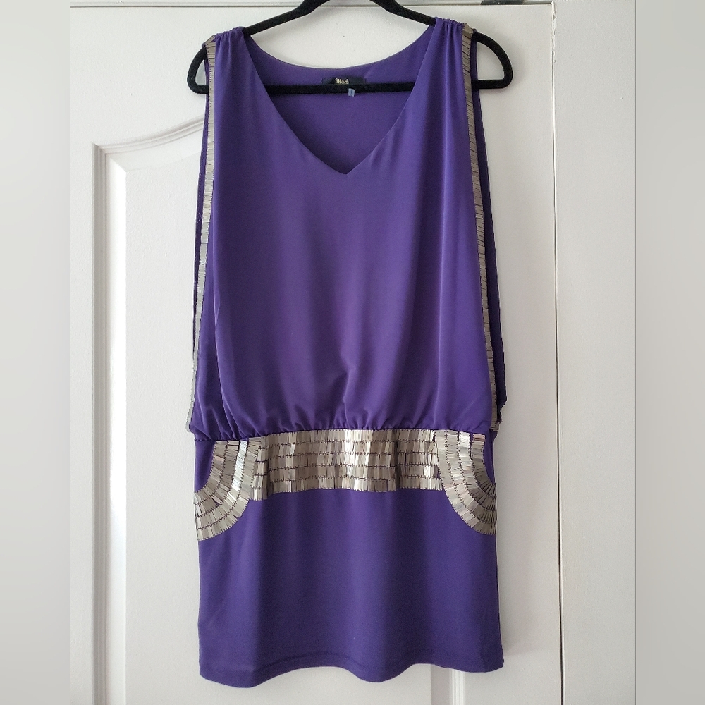 Purple Cocktail Dress By "BLACK"